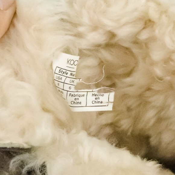 Ugg Koolaburra Size 8 Jaelyn Cinder Mini Low Shearling Tassel Suede Boots - Picture 7 of 7